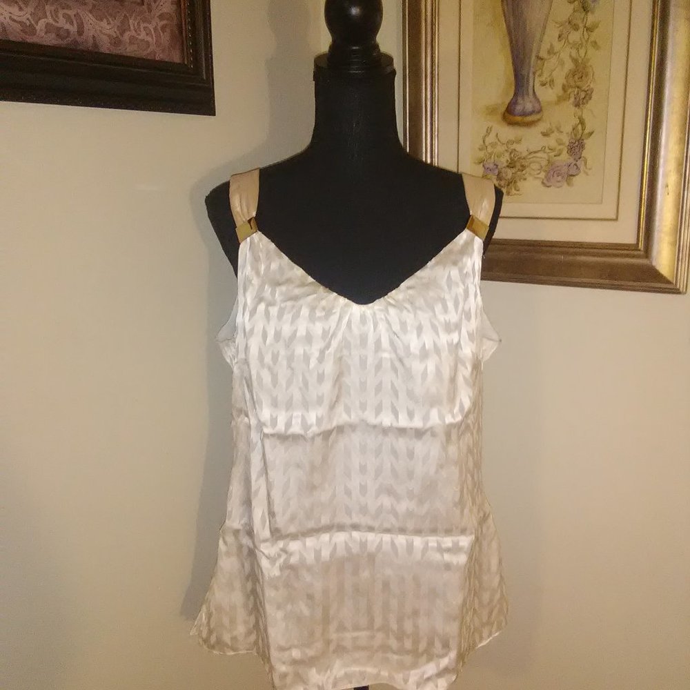 White House Black Market sleeveless blouse